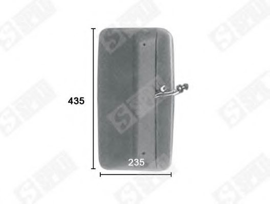 SPILU 61255 Outside Mirror, driver cab